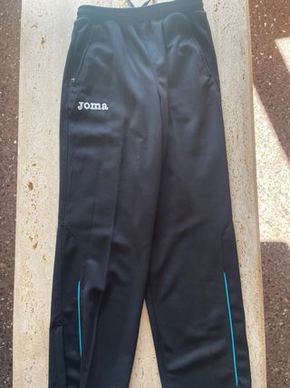 Conjunto deportivo Joma blanco y negro