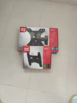 Soportes TV One For All (2 ud) PRECIO x LOS DOS
