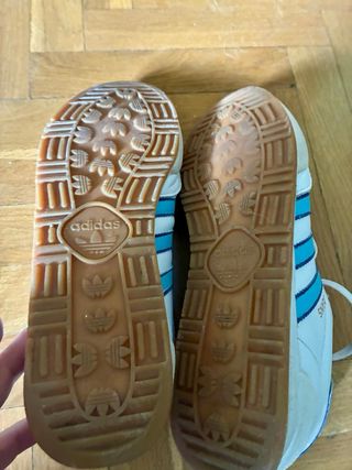Zapatillas Adidas Jeans Piel Talla 40.5