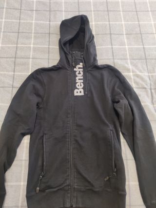 Sudadera con capucha Bench negra Hombre