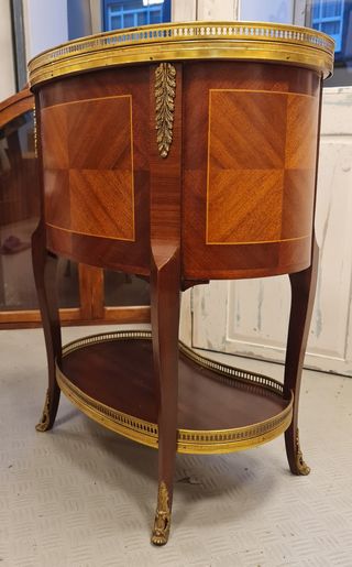 Cómoda Auxiliar Luis XVI Mármol y Madera