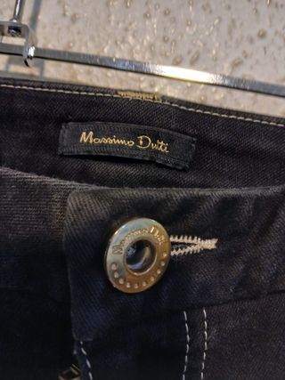 Pantalón Massimo Dutti Negro Talla 38