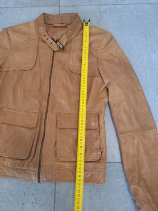 Cadora Biker piel vintage Marrón Mujer Talla S
