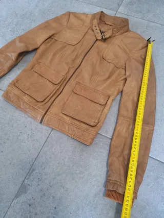 Cadora Biker piel vintage Marrón Mujer Talla S