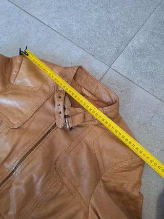 Cadora Biker piel vintage Marrón Mujer Talla S