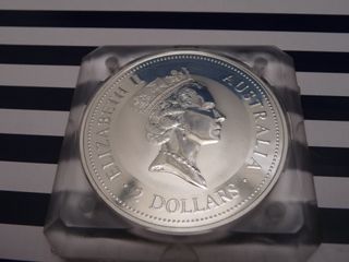 Moneda de plata pura Kookaburra 1995, 2 oz