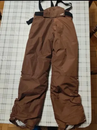 Salopette sci marrone 12 anni