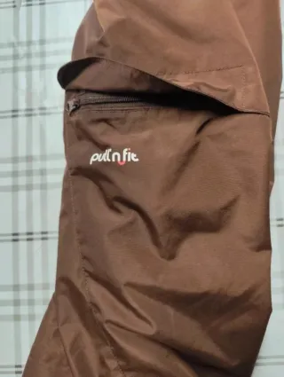 Salopette sci marrone 12 anni