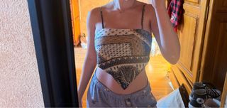 Top Shein pañuelo sin usar