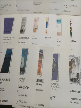 Lote 21 documentos FNMT