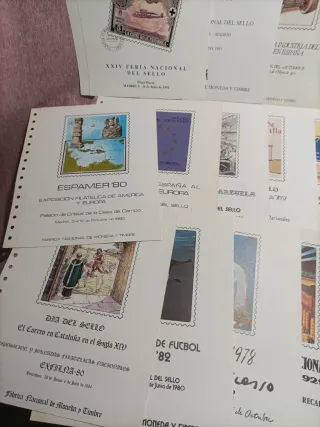 Lote 21 documentos FNMT