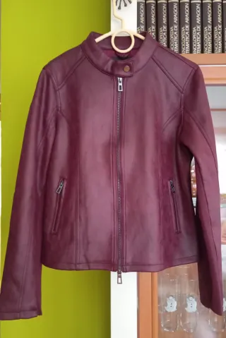 Cazadora efecto piel Desigual