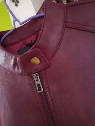 Cazadora efecto piel Desigual