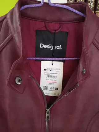 Cazadora efecto piel Desigual