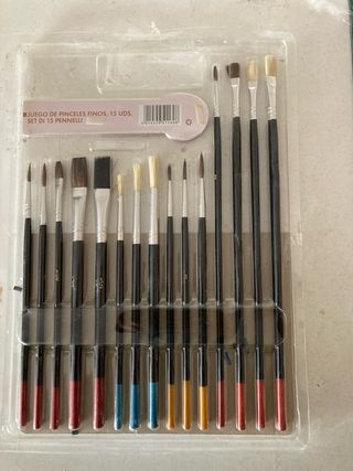 Set 15 Pinceles Finos