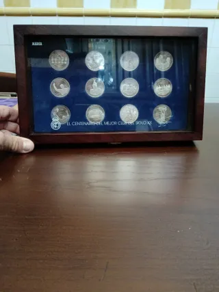 Colección Monedas Centenario Real Madrid