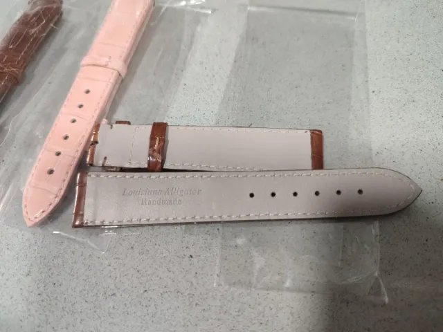 Correas de piel de cocodrilo Escucho ofertas