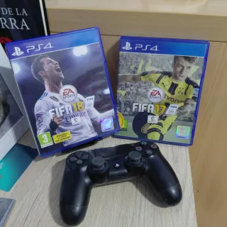 Mando ps4 + fifas 17/18 de regalo