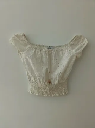 Camiseta blanca - Bershka