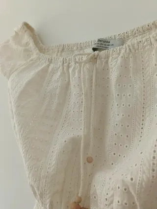 Camiseta blanca - Bershka