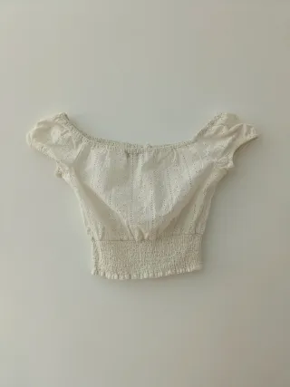 Camiseta blanca - Bershka