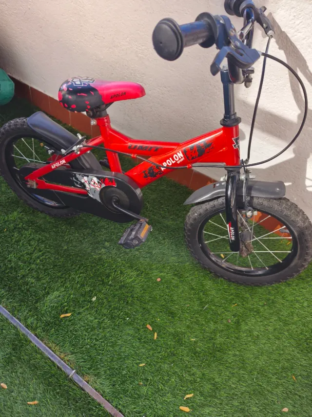 Bicicleta infantil roja APOLON