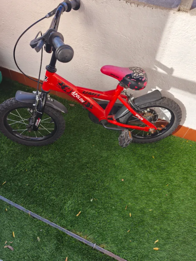 Bicicleta infantil roja APOLON