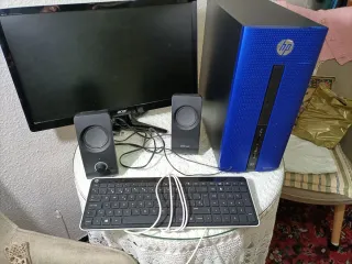 Ordenador HP Negro y Azul