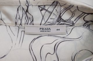 Blusa Prada Estampado Caballos Multicolor