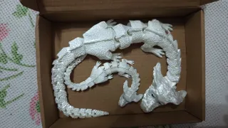 Set 2 Draghi Falcor La Storia Infinita 20/40cm