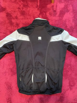 Chaqueta Ciclismo Sportful Negra y Blanca