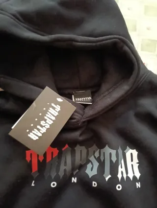 Sudadera capucha negra Trapstar talla S