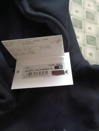 Sudadera capucha negra Trapstar talla S