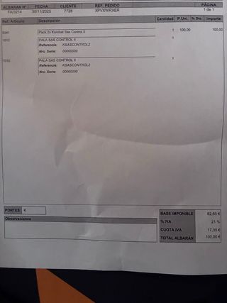 Pala de pádel Kombat nueva a estrenar