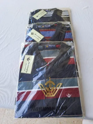TRES POLOS MANGA CORTA XL "NUEVOS"