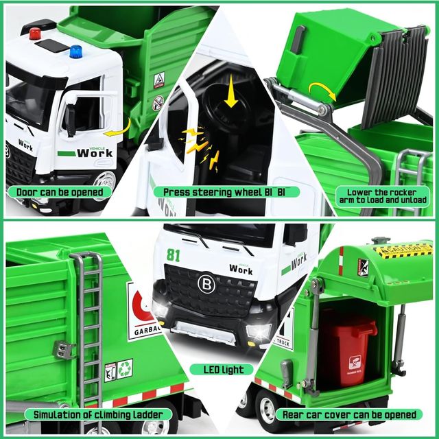 Camion dei Rifiuti con Suoni e Luci, Giocattolo