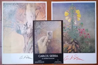Carteles exposición Carlos Sierra