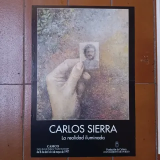 Carteles exposición Carlos Sierra