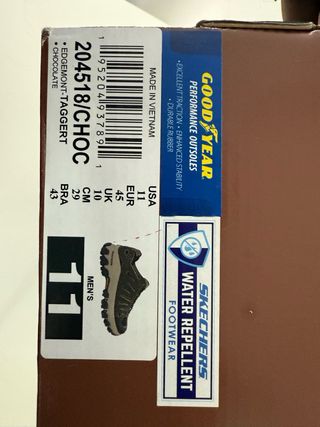 zapato senderismo skechers 45