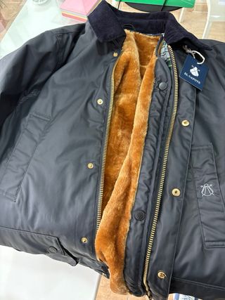 CHAQUETA PARKA AZUL MARINO NUEVA POR ESTRENAR