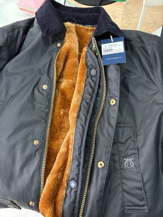 CHAQUETA PARKA AZUL MARINO NUEVA POR ESTRENAR