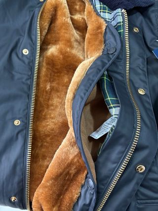 CHAQUETA PARKA AZUL MARINO NUEVA POR ESTRENAR