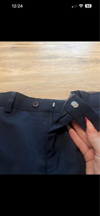 Traje azul marino hombre