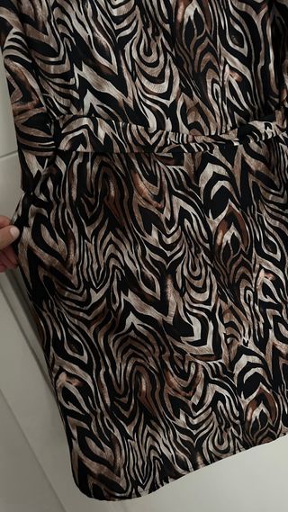 Vestido estampado mujer