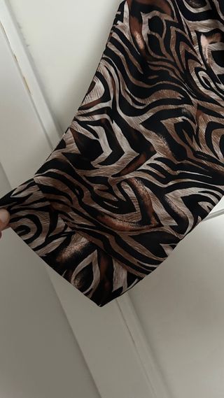 Vestido estampado mujer