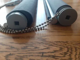 2 Tende a Rullo Grigio/Argento