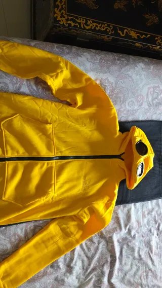 Sudadera CP Company Amarilla con Gafas