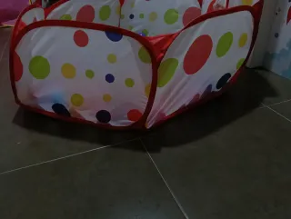 Piscina de Bolas Infantil con Canasta