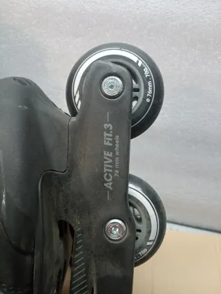 Patines en línea talla 46 negros