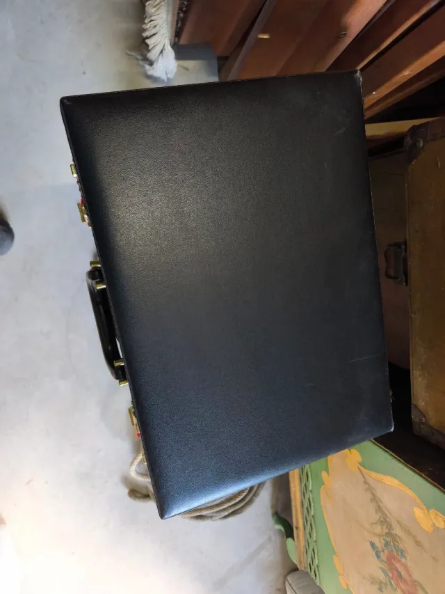 Valigetta Executive Pierre Cardin Nero e Oro